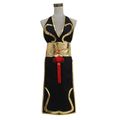 Street FighteChun-LCostume de cosplay pour Halloween et carnaval, costume de déguisement style cheongsam