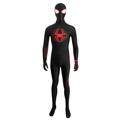 Spider-Man: À travers les dimensionMiles MoraleCostume de cosplay pour Halloween et carnaval, costume de déguisement