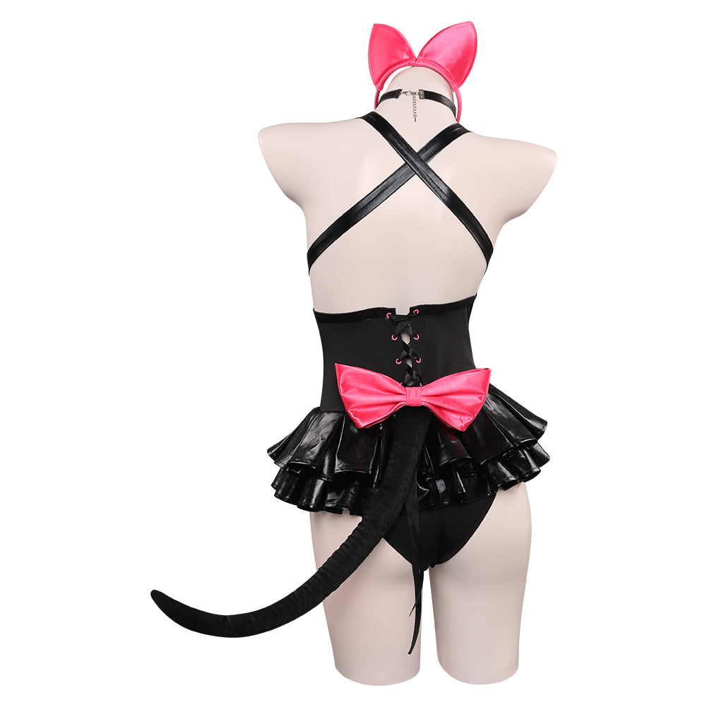 Tekken Costume de cosplay sexy de Lucky Chloe pour Halloween et carnaval, costume de déguisement