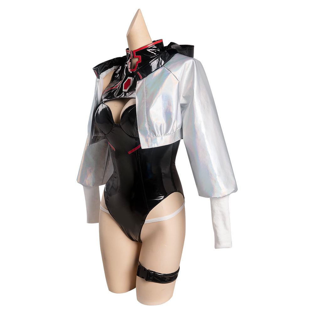 Cyberpunk: EdgerunnerCostume de cosplay original de Lucy en Bunny Girl Jumpsuit pour Halloween, carnaval