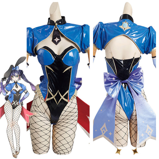 Genshin ImpacCostume de cosplay original Mona Bunny Girls Halloween CarnivaCossky