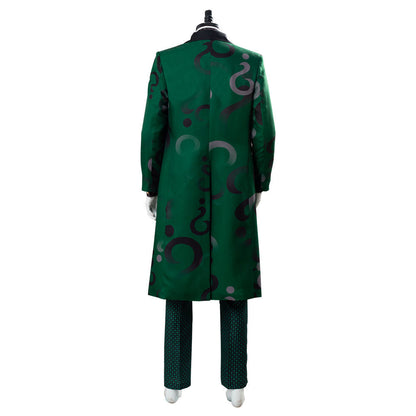 Costume de cosplay d'Edward Nygma alias Le Sphinx de Gotham Saison 5 Uniforme Vert Cosplay Costume