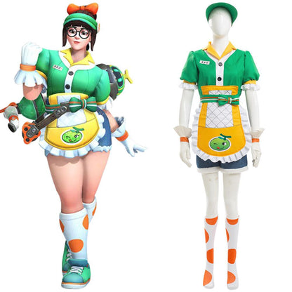 Costume de cosplay Overwatch Mei Honeydew Skin