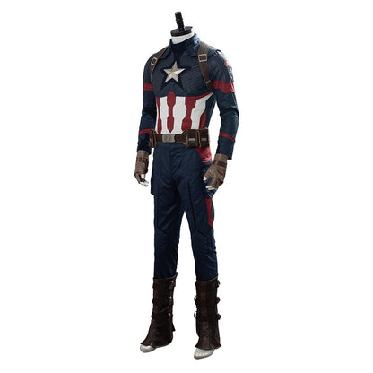 Avengers 4 : Endgame Steve Rogers Captain America Costume de cosplay