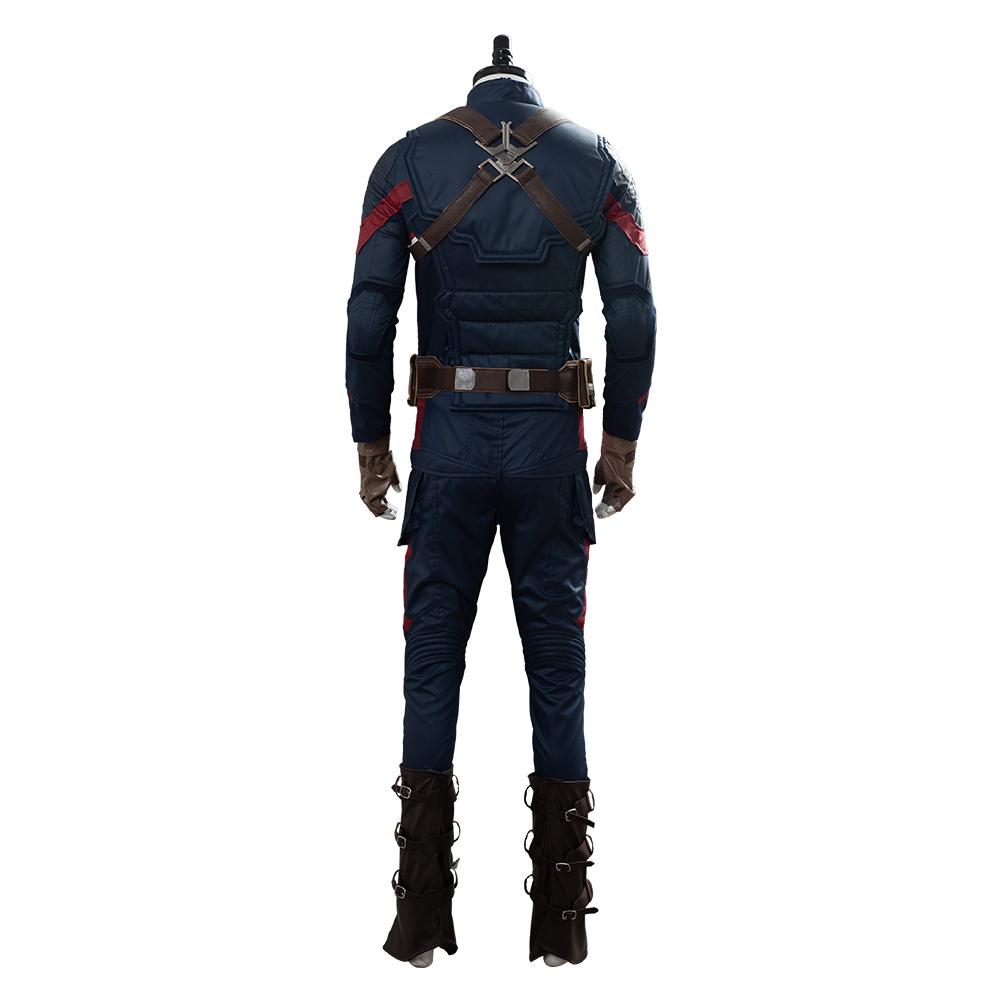 Avengers 4 : Endgame Steve Rogers Captain America Costume de cosplay