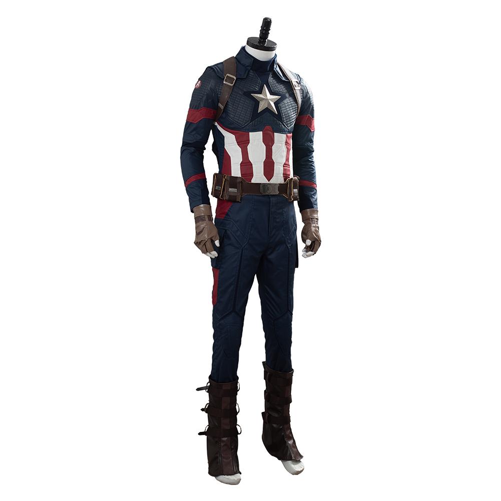 Avengers 4 : Endgame Steve Rogers Captain America Costume de cosplay