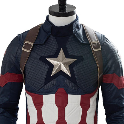 Avengers 4 : Endgame Steve Rogers Captain America Costume de cosplay