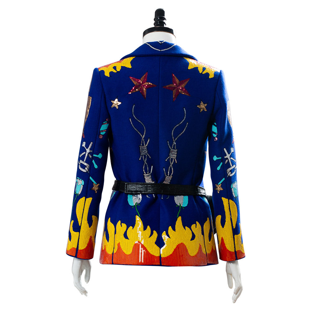 Manteau d'Harley Quinn de Birds of Prey pour Halloween Carnival Suit Cosplay Costume