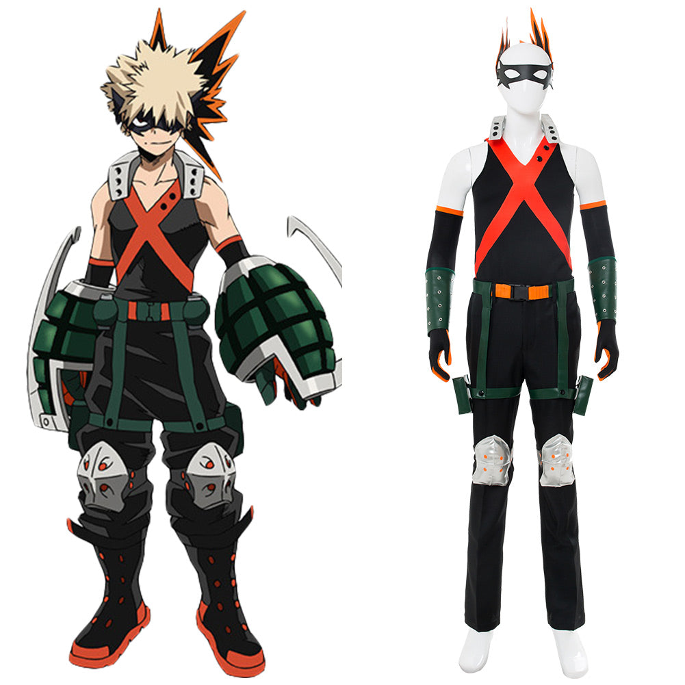 My Hero Academia Boku no Hero Academia Costume de cosplay de Katsuki Bakugou