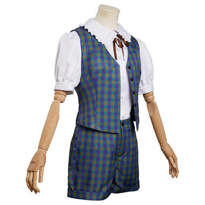 Stranger Things Saison Costume de cosplay de Suzie avec gilet, chemise et shorts pour Halloween Carnival Suit