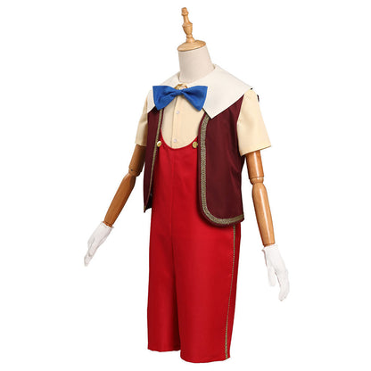 Pinocchio 202Costume de cosplay de Pinocchio pour adultes et enfants pour Halloween Carnival Suit