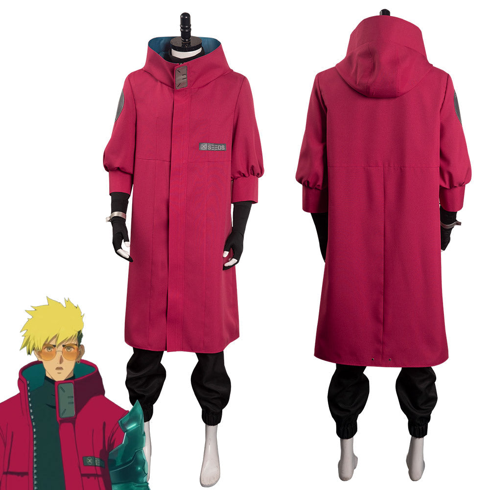 TRIGUN STAMPEDVash the Stampede Costume de cosplay Tenues Halloween Carnaval Costume