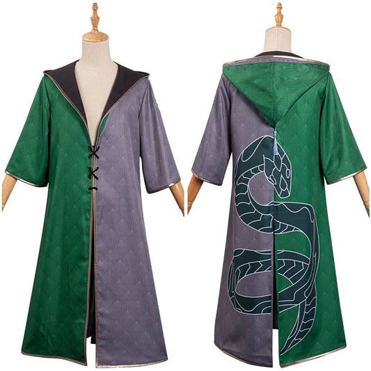 Hogwarts LegacCostume de cosplay de Serpentard avec robe pour Halloween, carnaval