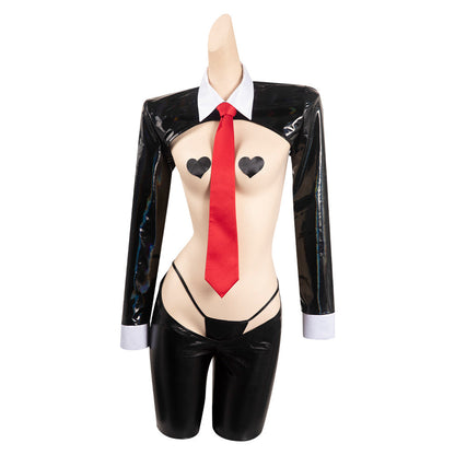 Costume de cosplay Bunny Girl Combinaison Noire Costume Sexy Tenues Halloween Carnaval Costume