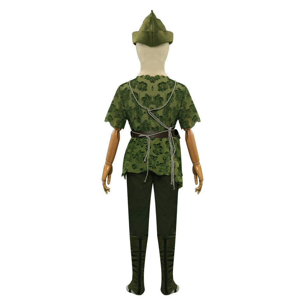 Peter Pan et WendPeter PaCostume de cosplay pour enfants pour Halloween et carnaval, costume de déguisement