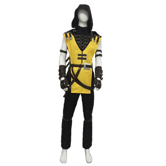 Mortal Kombat 11 Scorpion Hanzo Hasashi Costume de cosplay pour homme