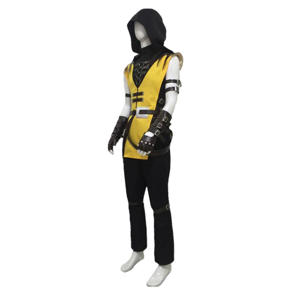 Mortal Kombat 11 Scorpion Hanzo Hasashi Costume de cosplay pour homme