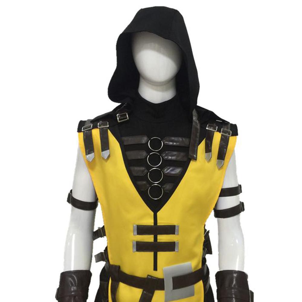 Mortal Kombat 11 Scorpion Hanzo Hasashi Costume de cosplay pour homme