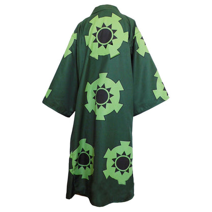 Anime One Piece Roronoa Zoro Costume de cosplay Kimono Robe Tenues