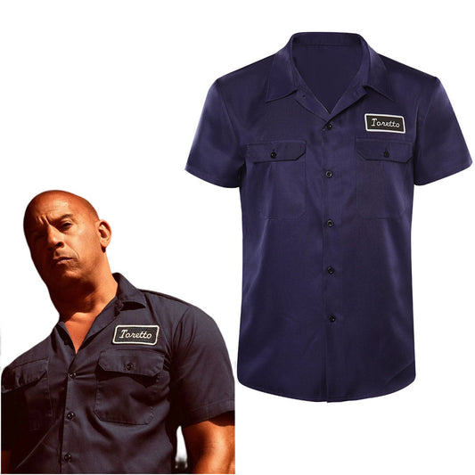 Fast & Furious Fast X (2023) Dominic Toretto T-shirt de cosplay Costume Tenues Halloween Carnaval Fête Costume