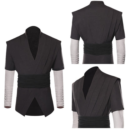 Star Wars Tunique d'entraînement de sabre Cosplay Costume Tenues Halloween Carnaval Costume