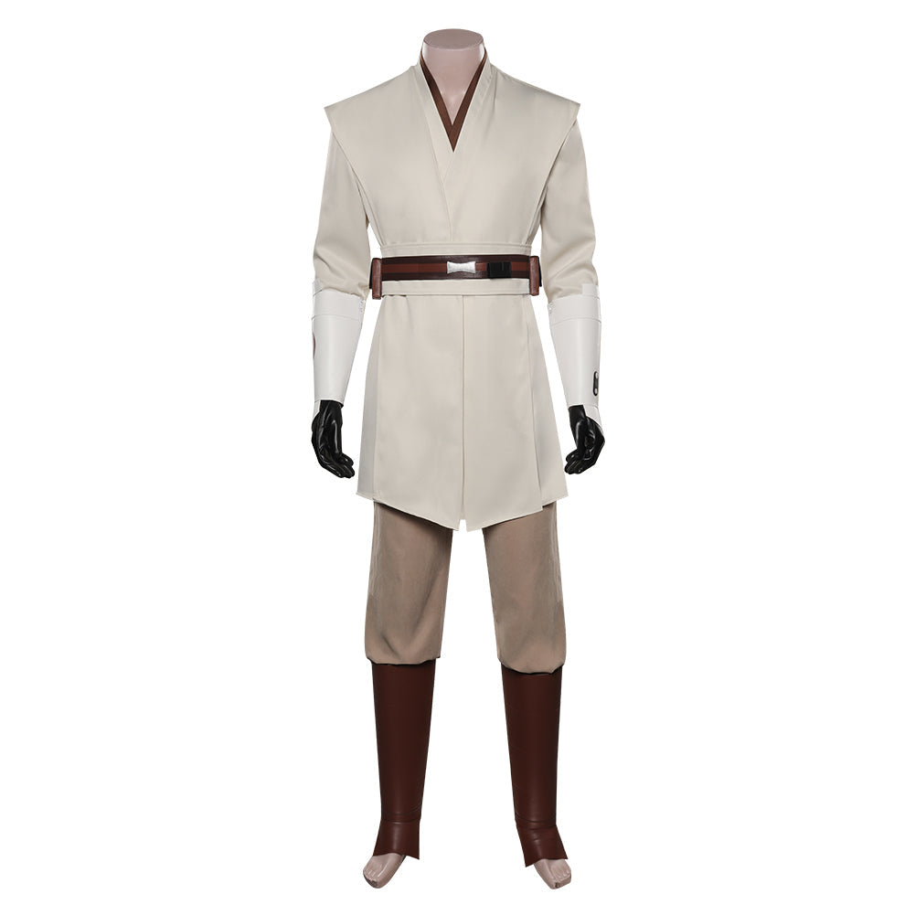 Star Wars: The Clone WarCostume de cosplay d'Obi-Wan Kenobi pour Halloween, carnaval