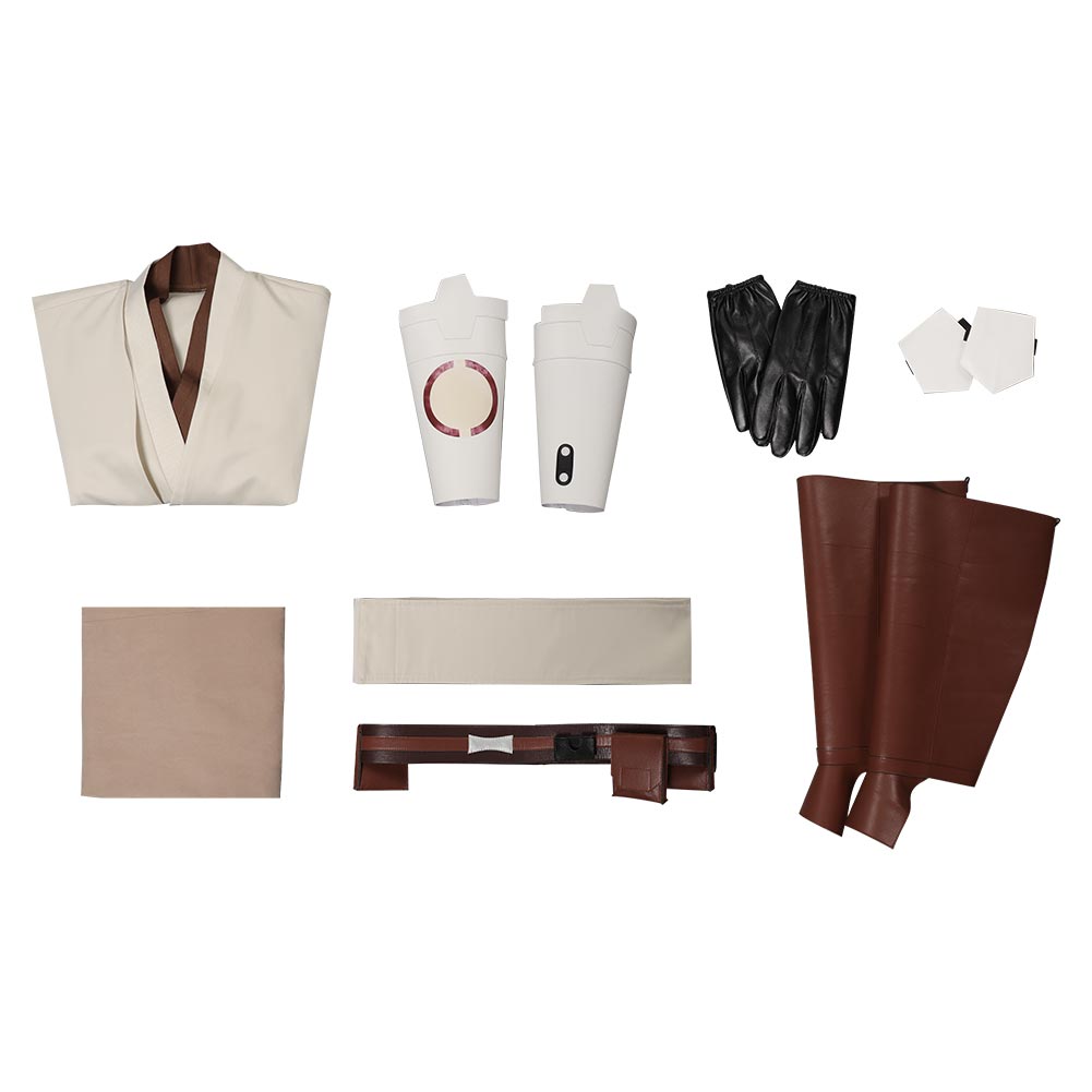 Star Wars: The Clone WarCostume de cosplay d'Obi-Wan Kenobi pour Halloween, carnaval