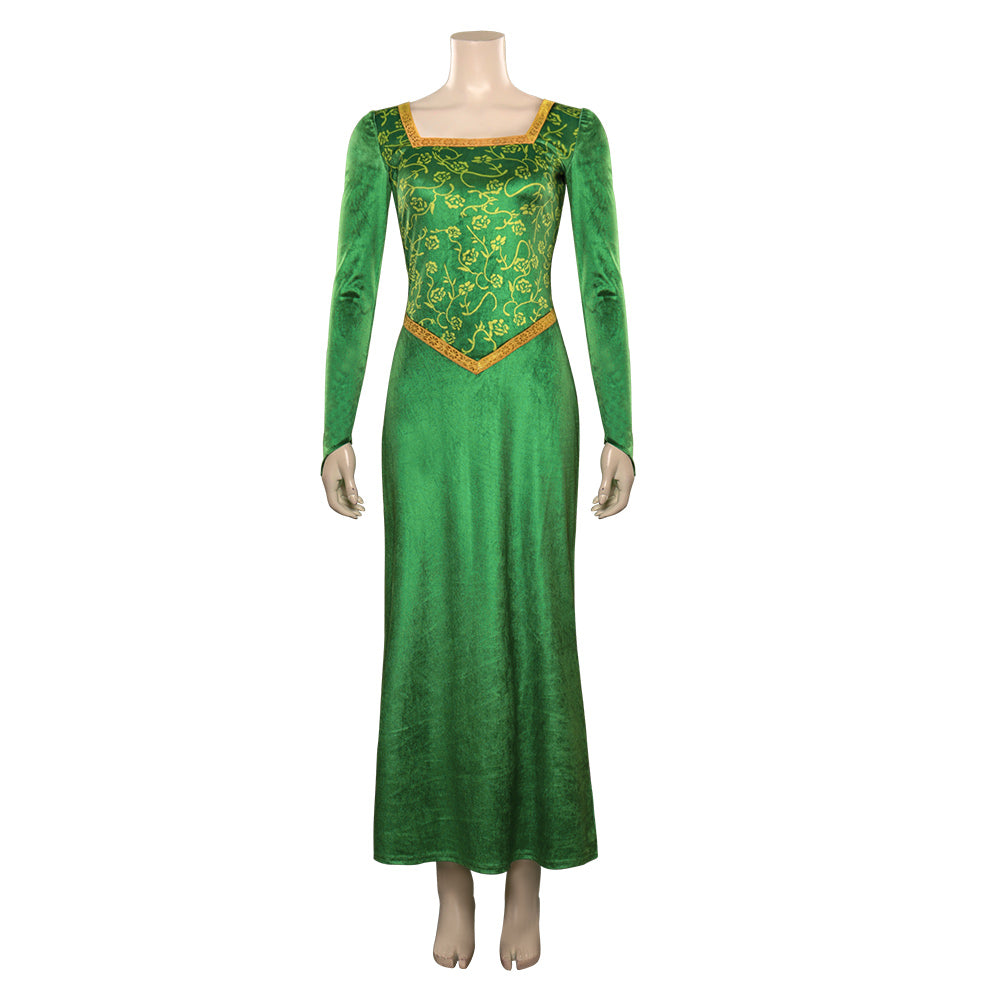 ShreCostume de cosplay de la princesse Fiona avec robe pour Halloween, carnaval