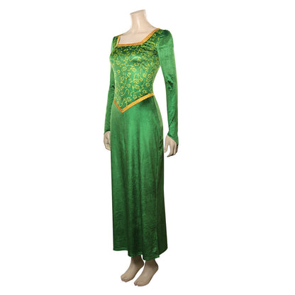 ShreCostume de cosplay de la princesse Fiona avec robe pour Halloween, carnaval