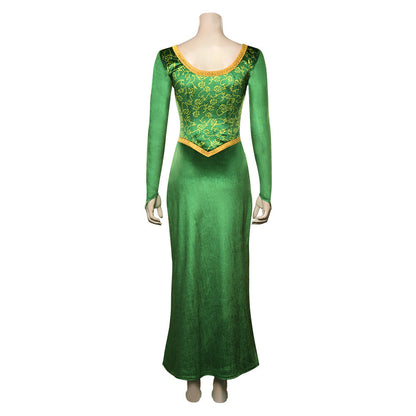 ShreCostume de cosplay de la princesse Fiona avec robe pour Halloween, carnaval