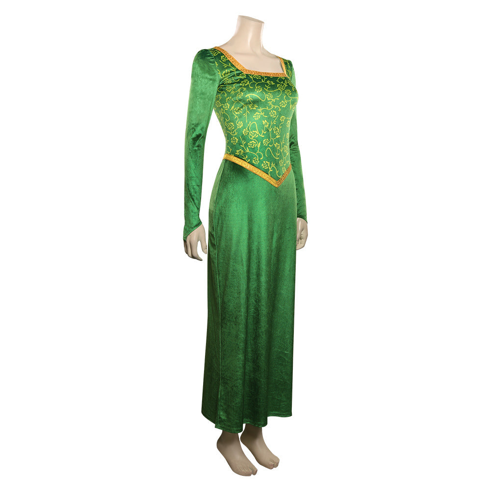 ShreCostume de cosplay de la princesse Fiona avec robe pour Halloween, carnaval