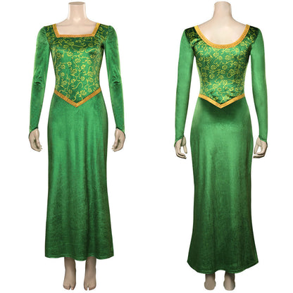 ShreCostume de cosplay de la princesse Fiona avec robe pour Halloween, carnaval