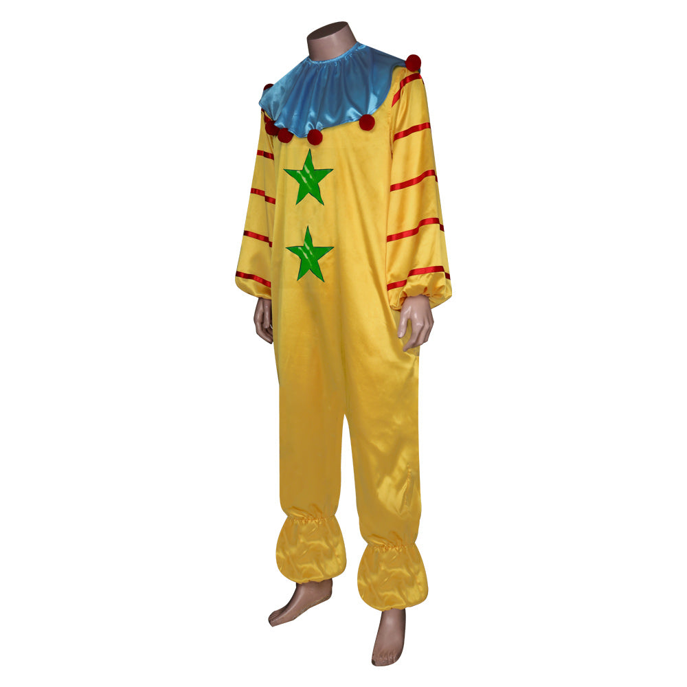 AdulteCostume de cosplay de Shorty des Killer Klowns From Outer Space en combinaison pour Halloween, carnaval