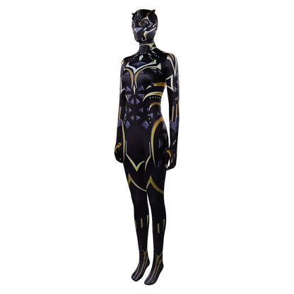 Black Panther : Wakanda ForeveNouveaux costumes de cosplay Black Panther Combinaison Tenues Halloween Carnaval Costume de fête