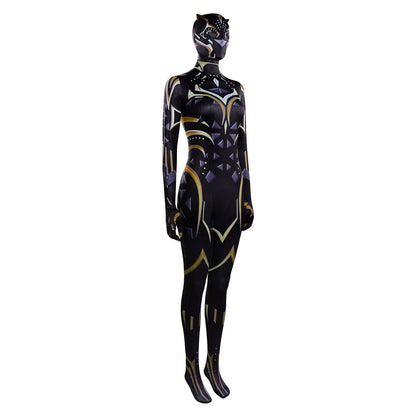 Black Panther : Wakanda ForeveNouveaux costumes de cosplay Black Panther Combinaison Tenues Halloween Carnaval Costume de fête