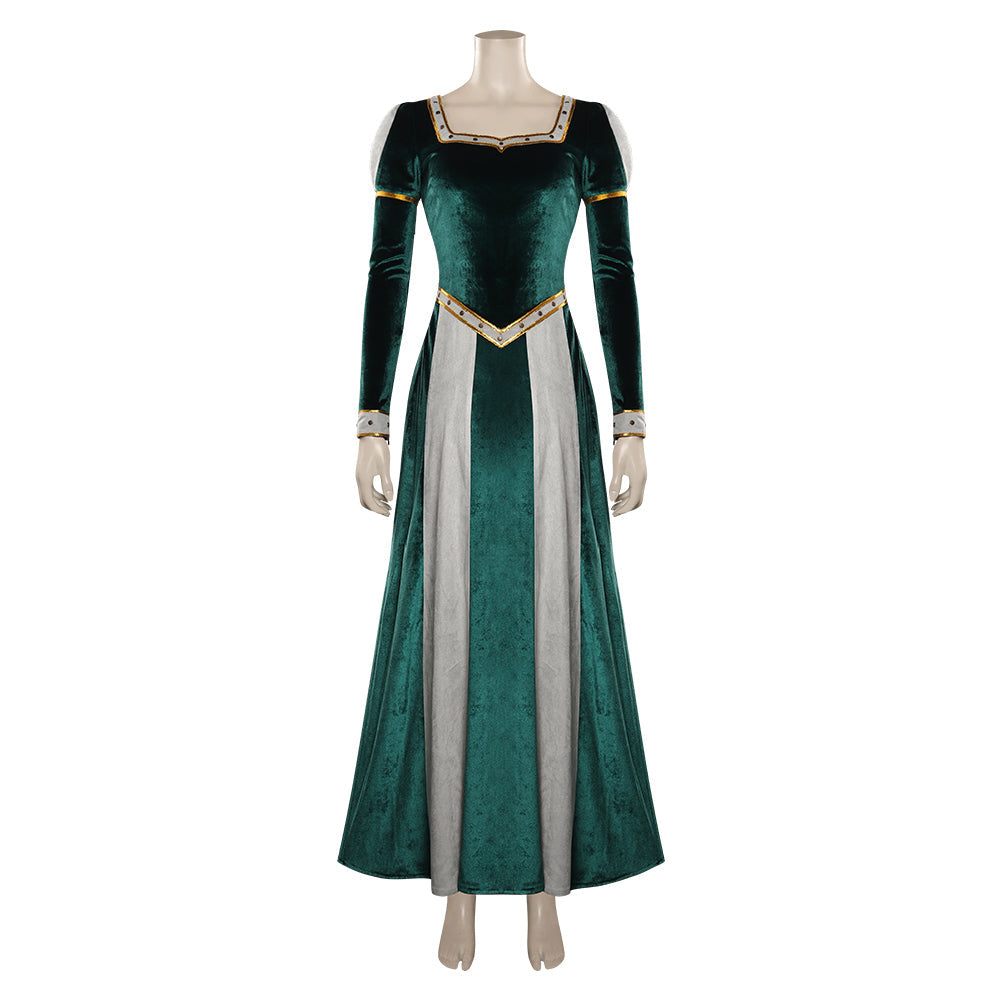 Shrek 2 FionCostume de cosplay avec robe pour Halloween, carnaval