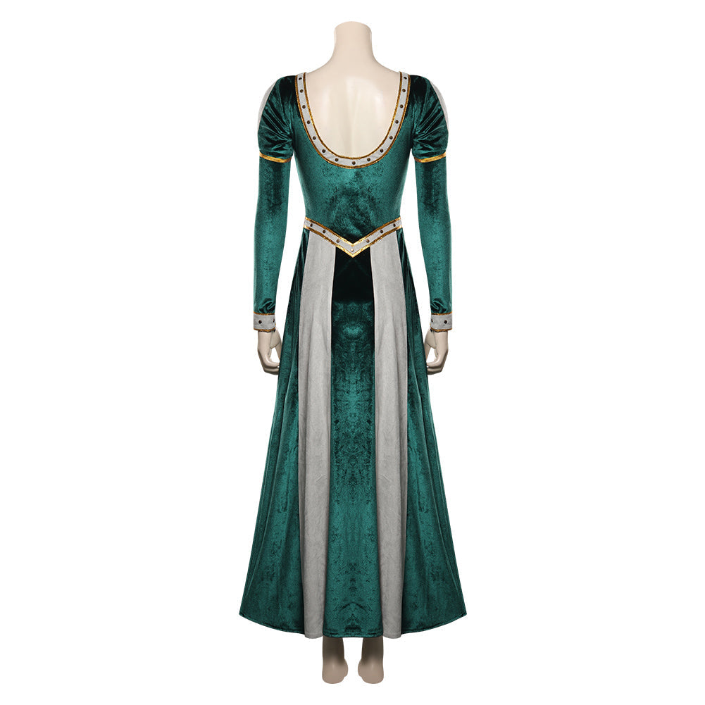 Shrek 2 FionCostume de cosplay avec robe pour Halloween, carnaval