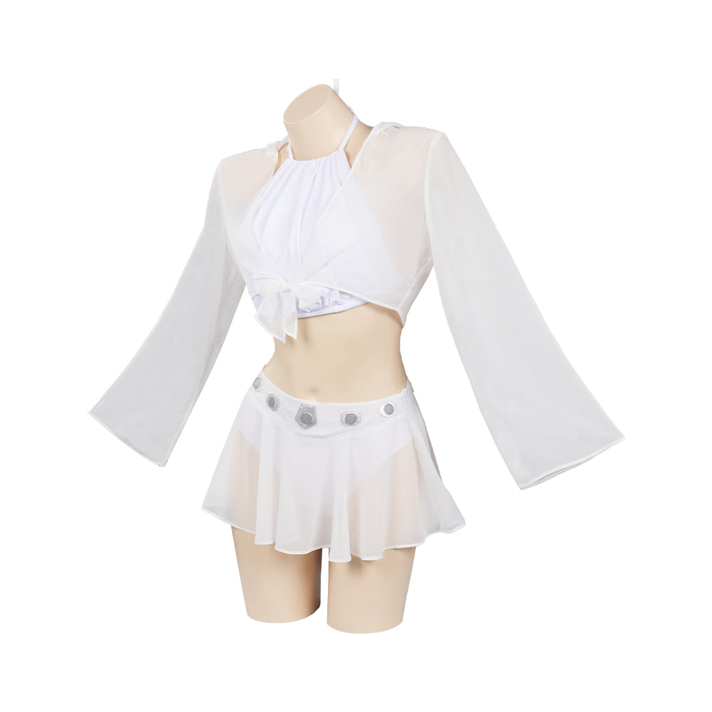 Star Wars : Princess Leia Costume de cosplay original Maillot de bain Jupe Cape Tenuecossky??