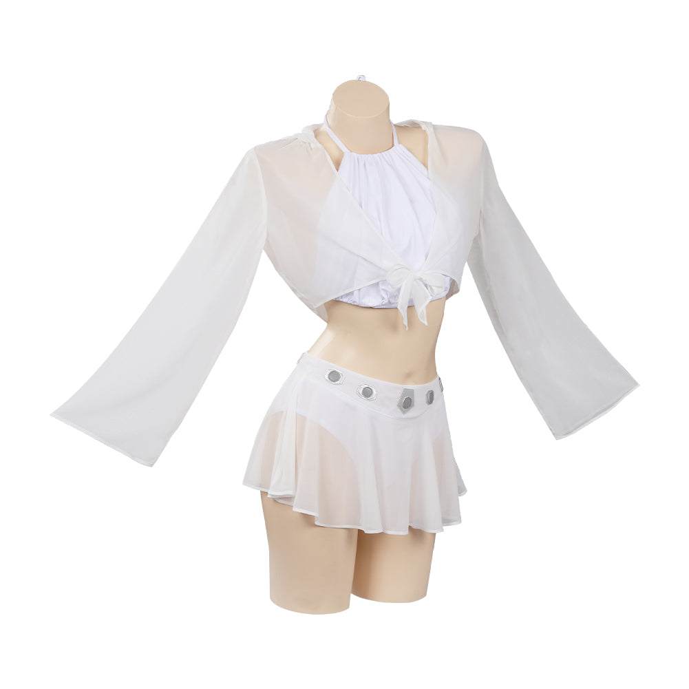 Star Wars : Princess Leia Costume de cosplay original Maillot de bain Jupe Cape Tenuecossky??