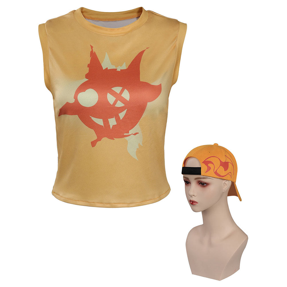 Valorant RazT-shirt, casquette et costume de cosplay pour Halloween Carnival Suit