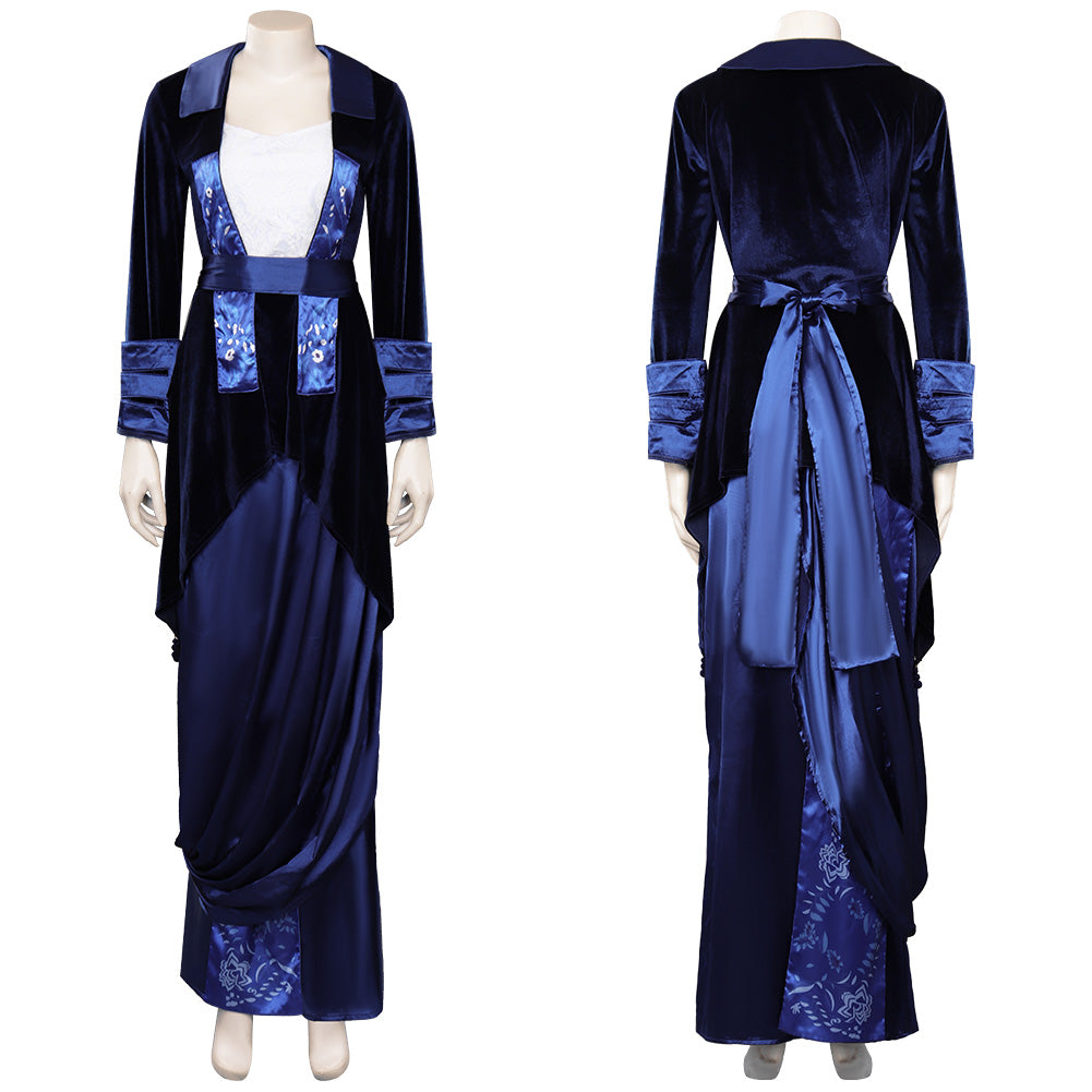 Titanic Rose DeWitt BukateCostume de cosplay avec robe pour Halloween, carnaval