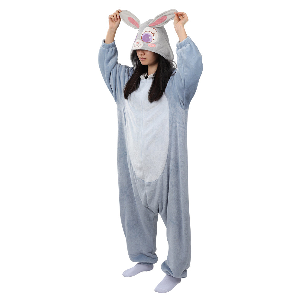 Zootopie 2 Judy Hopps 202Costume de cosplay avec combinaison pyjama pour Halloween, carnaval