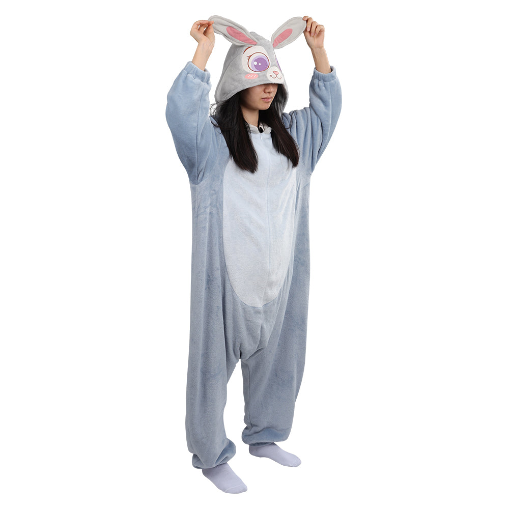 Zootopie 2 Judy Hopps 202Costume de cosplay avec combinaison pyjama pour Halloween, carnaval