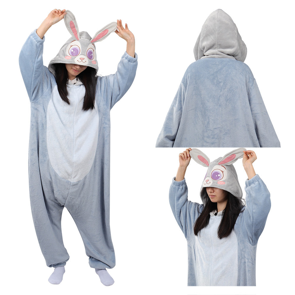 Zootopie 2 Judy Hopps 202Costume de cosplay avec combinaison pyjama pour Halloween, carnaval