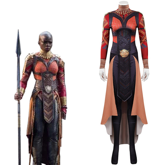 Black Panther: Wakanda Forever Okoye Costume de cosplay Combinaison Tenues Halloween Carnaval Costume