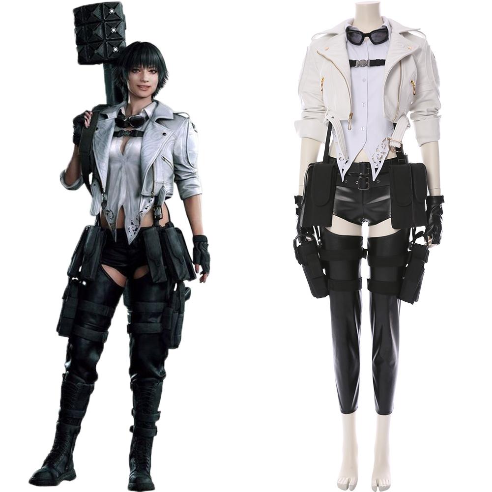 Devil May Cry V DMC5 Lady Mary Costume de cosplay effrayant pour Halloween