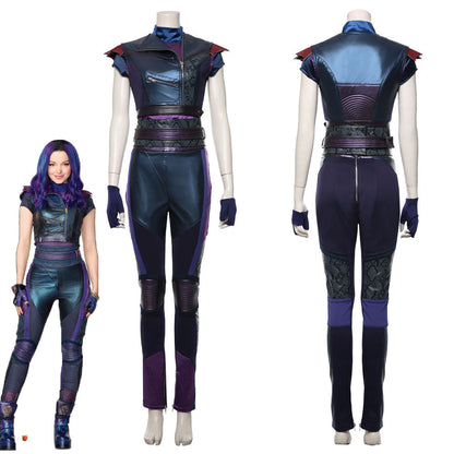 Les Descendants 3 Mal Manteau Pantalon Tenue Halloween Carnaval Costume de cosplay