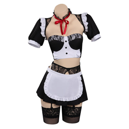 My Dress-Up DarlinCostume de cosplay de Kitagawa Marin en tenue de domestique pour Halloween Carnival Suit