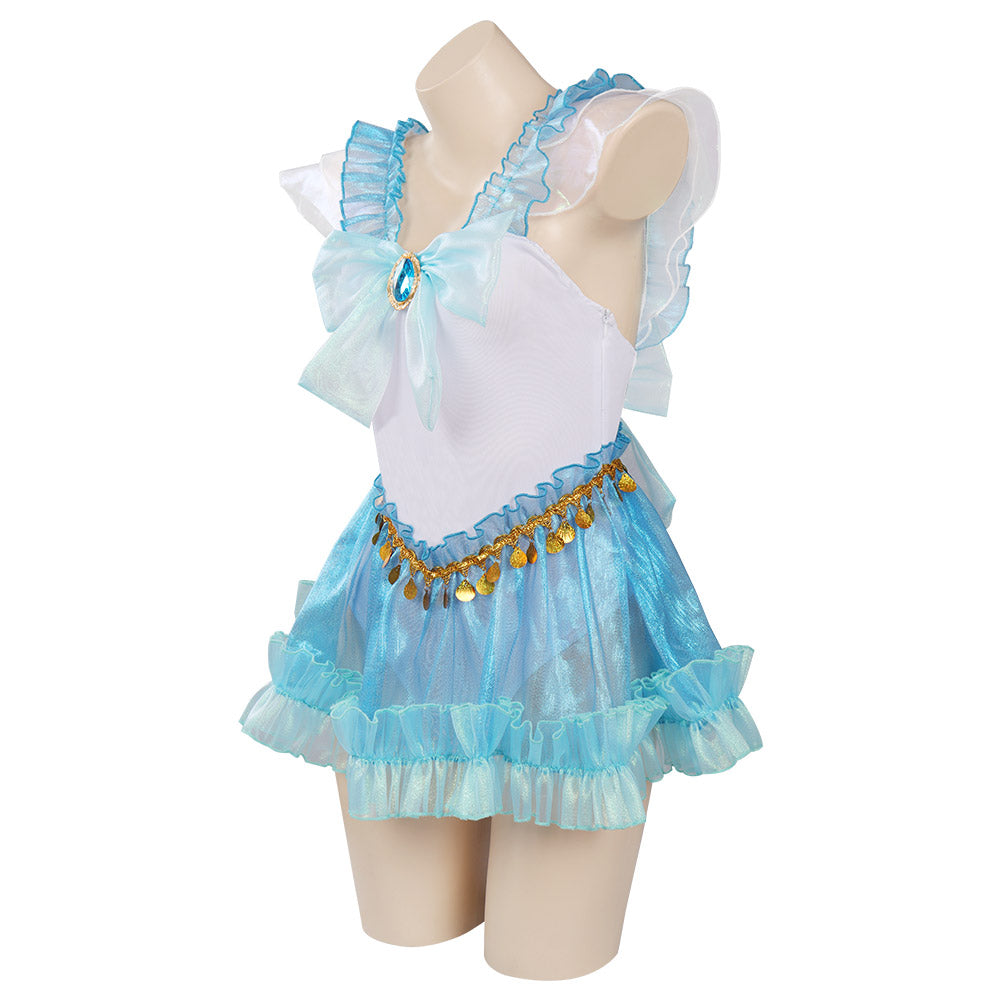 Sailor MooCostume de cosplay original de Sailor Mercury Mizuno Ami en maillot de bain pour Halloween Carnival Suicossky