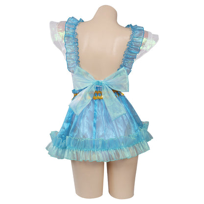 Sailor MooCostume de cosplay original de Sailor Mercury Mizuno Ami en maillot de bain pour Halloween Carnival Suicossky